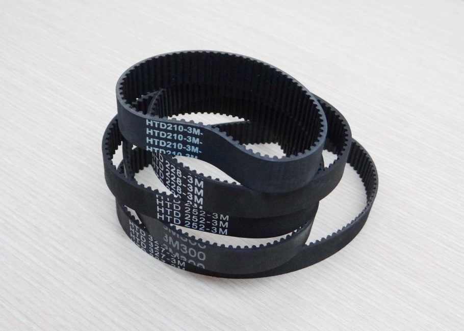 HTD-3M Width 15mm Timing Belt Closed Loop Length 639mm Rubber