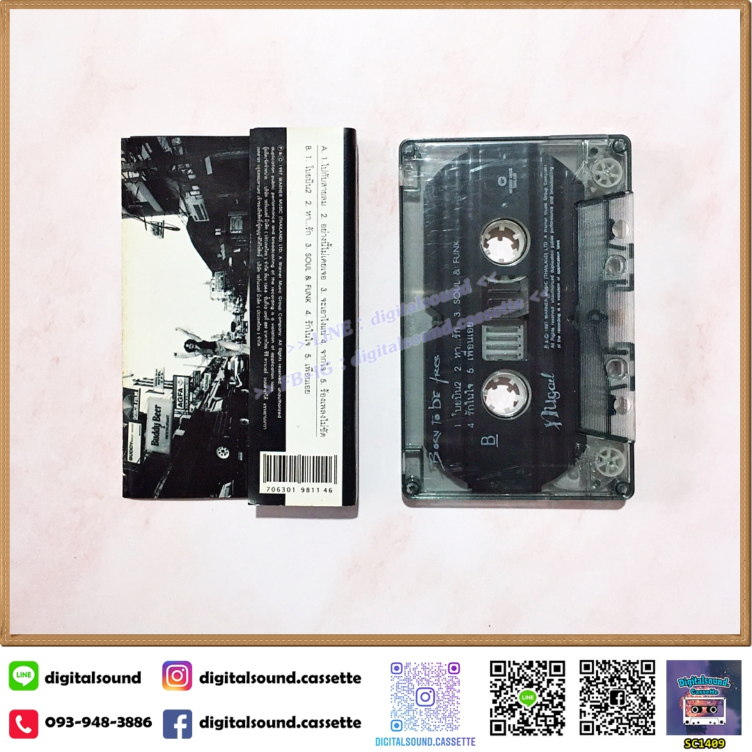 เทปเพลง เทปคาสเซ็ท สุกัญญา มิเกล อัลบั้ม บอร์นทูบีฟรี Born to be