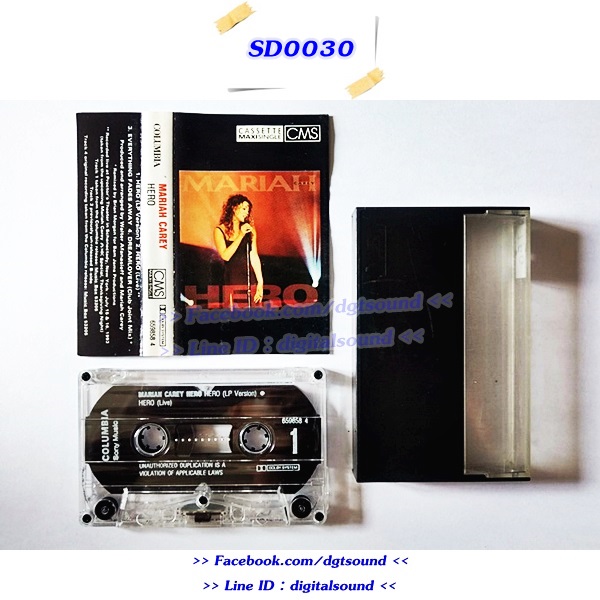 ขายม้วนเทป MARIAH CAREY อัลบั้ม HERO
