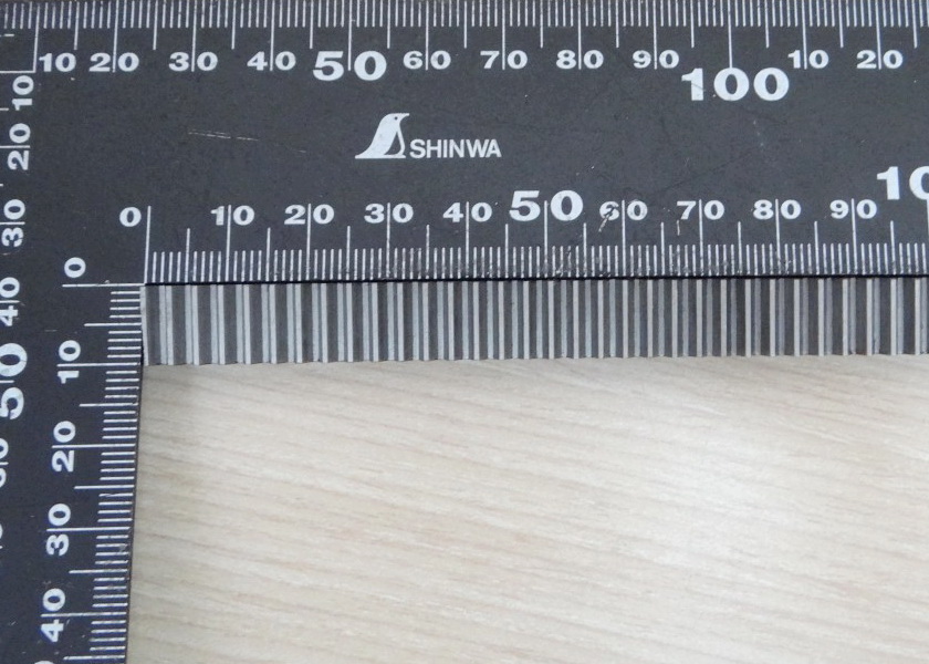 1.0 Mod 10x10x1000mm Gear Rack Precision (straight teeth - เฟืองตรง)