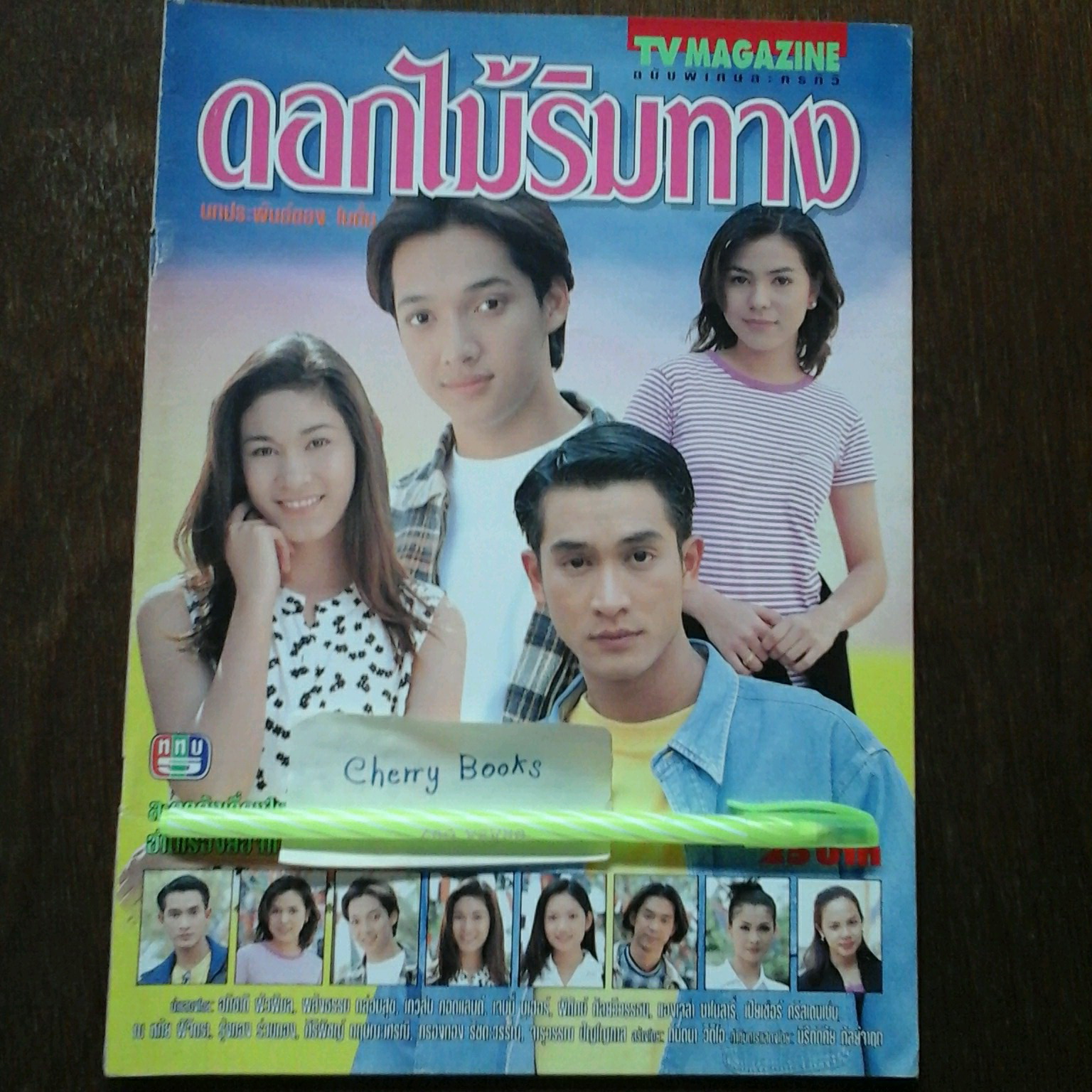 หนังสือเรื่องย่อละคร ดอกไม้ริมทาง