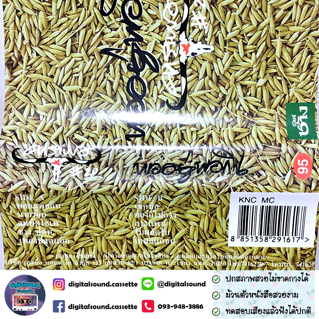 เทปคาสเซ็ท เทปเพลง คาราบาว อัลบั้ม พออยู่พอกิน