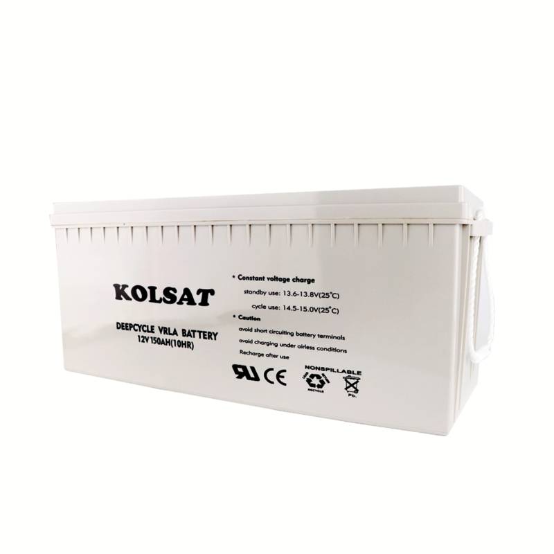 Battery 12v 150A Gel Deep Cycle KOLSAT