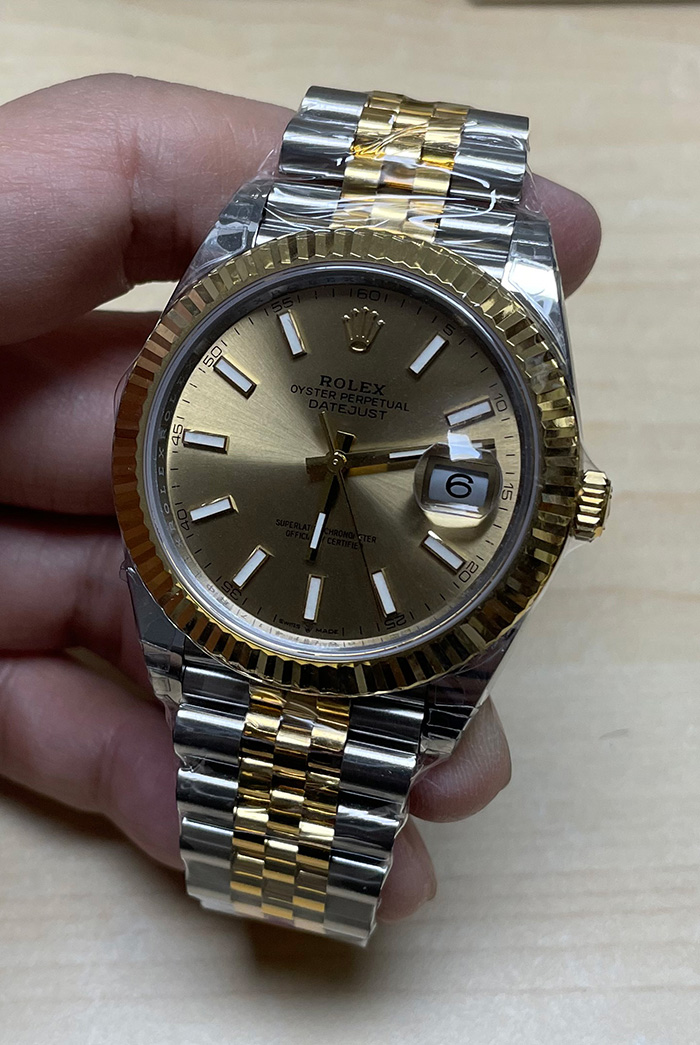 ROLEX DJ 41 MM. YELLOWGOLD VSF