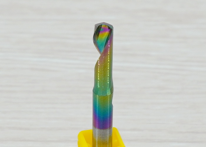 [เกรด 3A] -Single Flute DLC Coating 5x5x17 High Efficiency End Mill, Shank 5mm