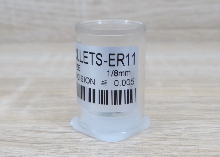 ER11 Chuck - Hole 3.175mm (1/8") High Precision 0.008 mm Spring Collet