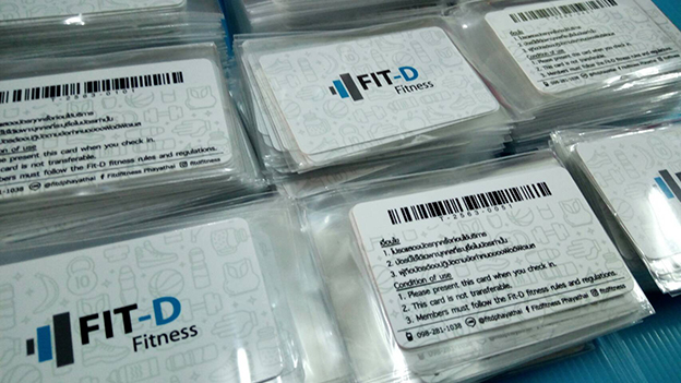 บัตรตัวอย่าง มินิการ์ด บัตรใส่พวงกุญแจ บัตรสมาชิกใบเล็ก