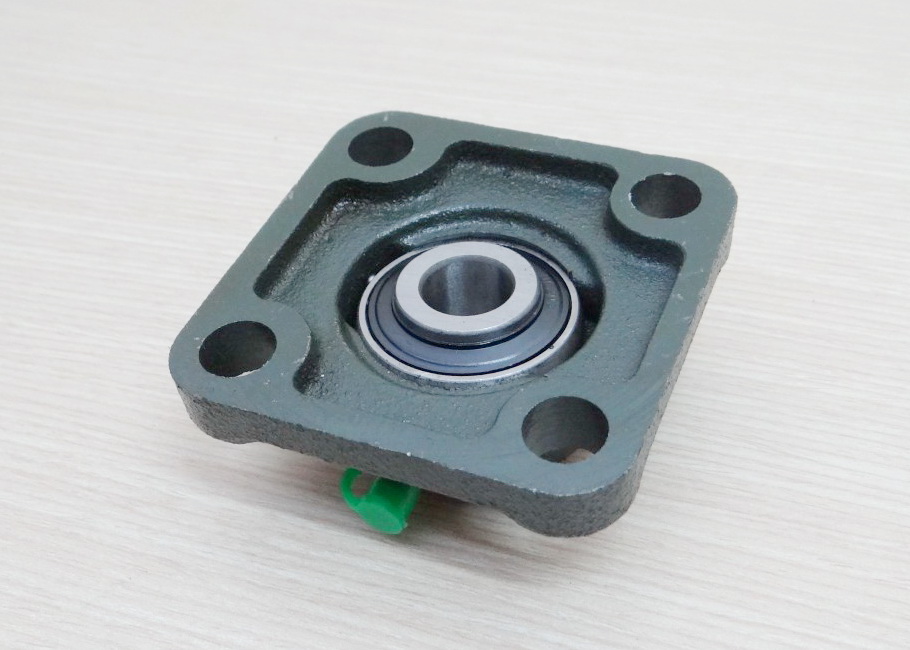 UCF202 Flange Bearing Unit 15mm Cast Iron Housing Self-aligning