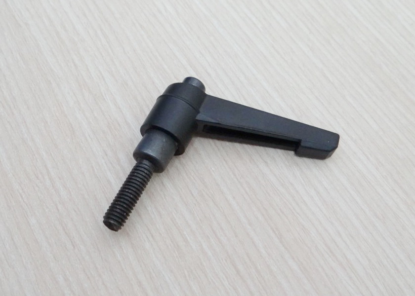 M5 x 20mm Metal Knob Adjustable Handle Lever Grip Black