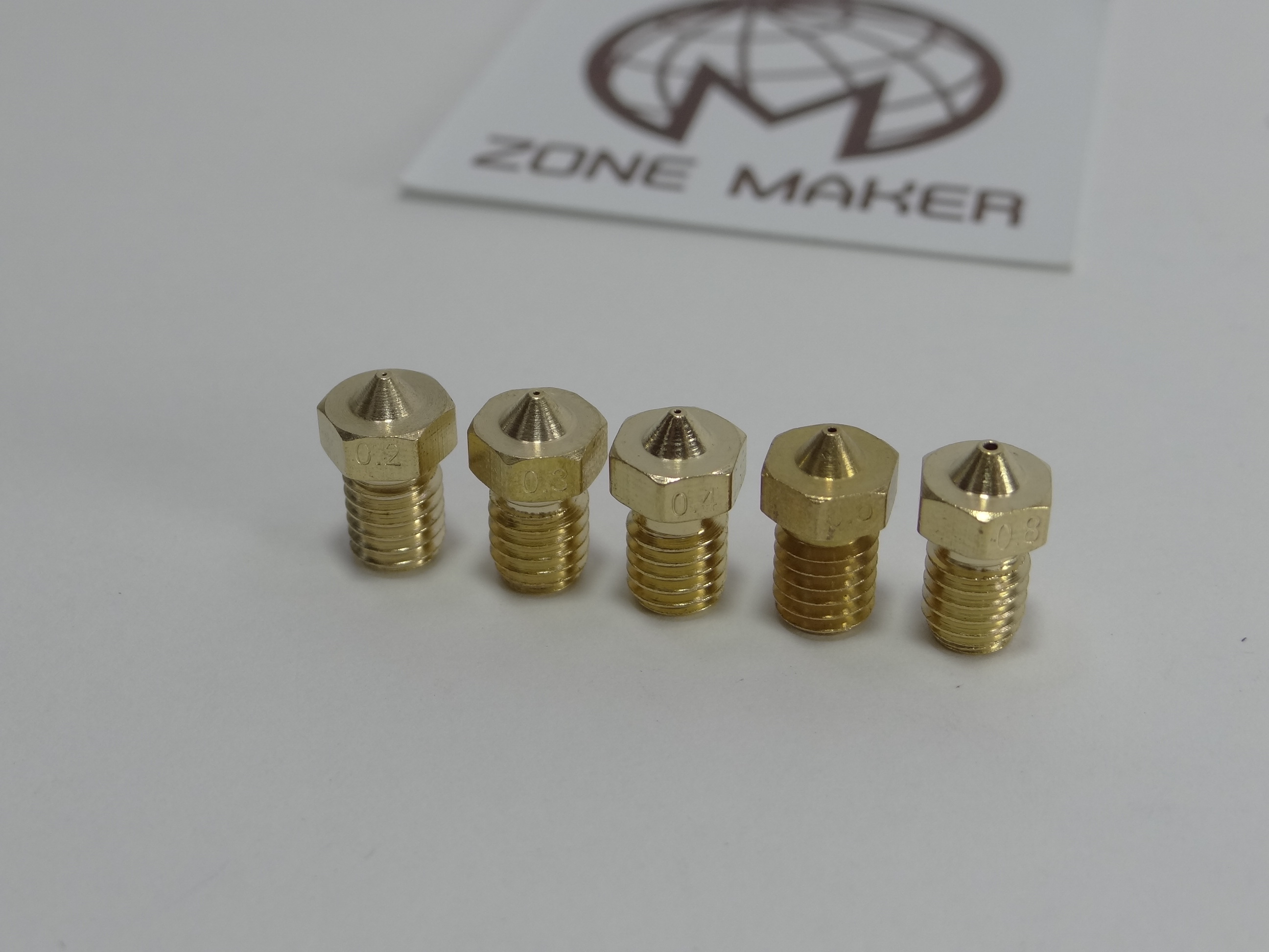 0.3mm J-Head brass nozzle extruder M6 for 3D printer