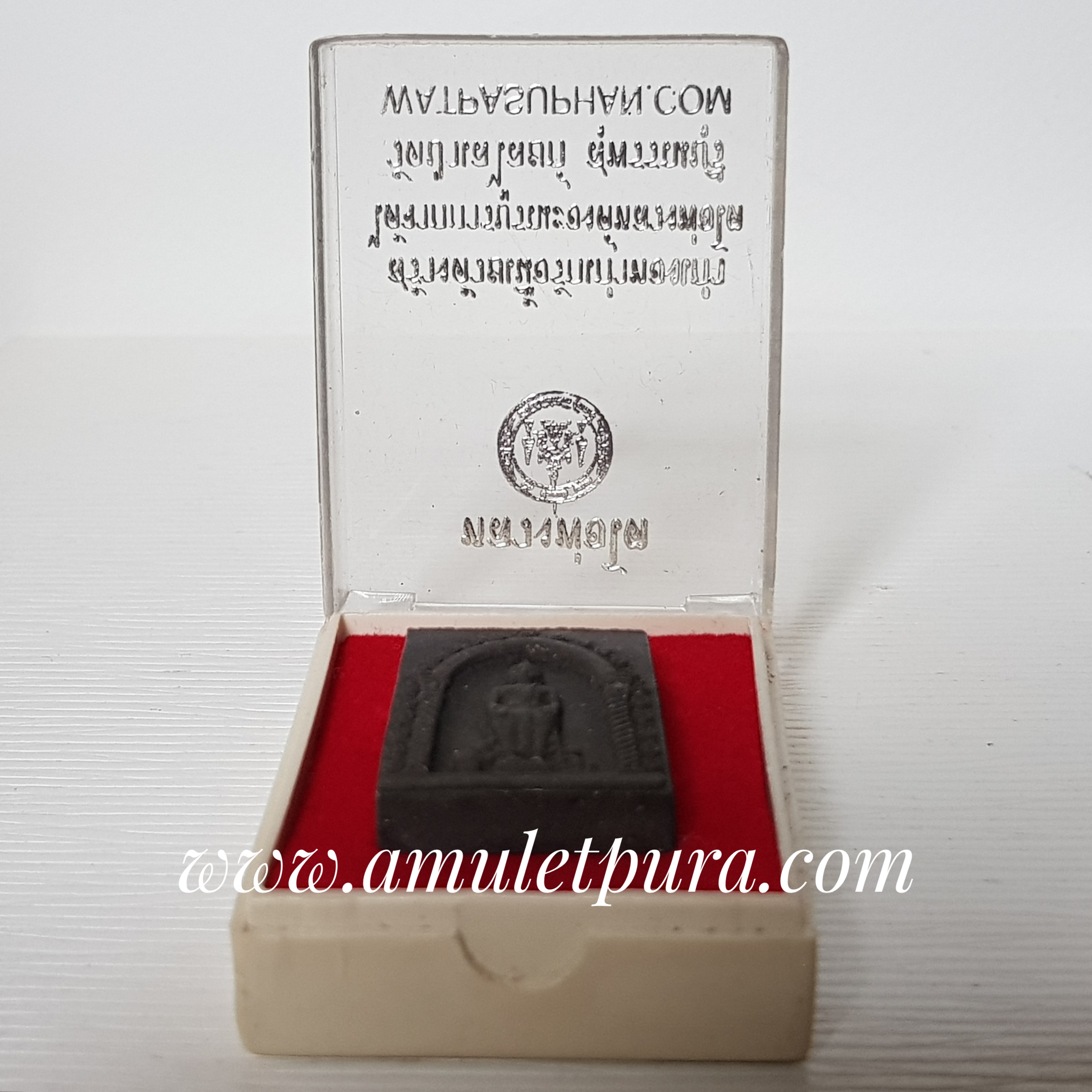 หลวงพ่อโต(เนื้อรักเก่า และทองเก่า สีดำพิมพ์นิยม)วัดป่าเลไลยก์ จ.สุพรรณบุรี