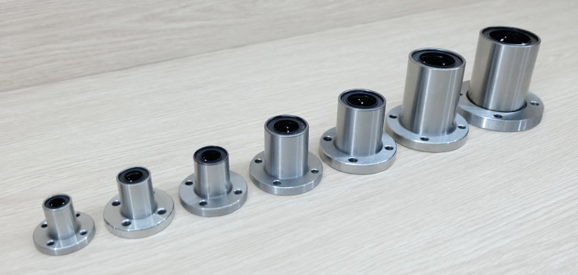 LMF10UU 10x19x29mm Round Flange Linear Ball Bearing 10mm