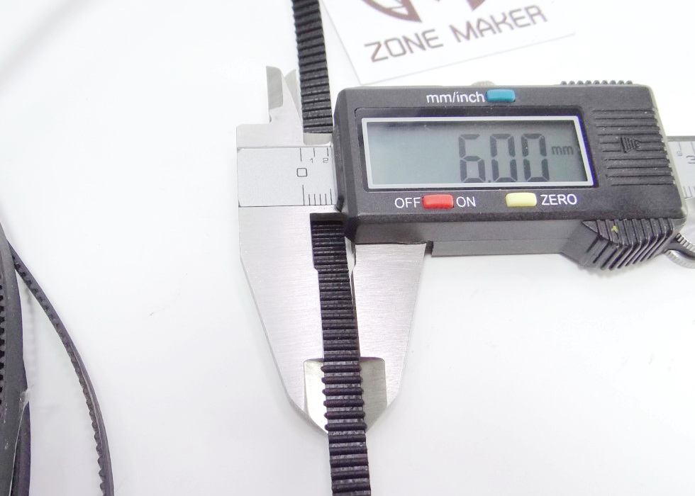 2GT-6mm Rubber Open Timing Belt Fiberglass Core (ราคา/1เมตร)