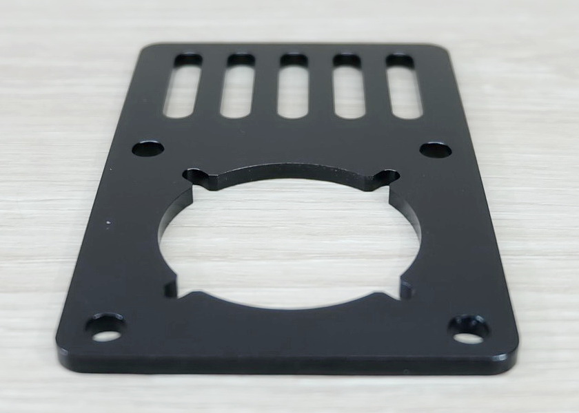 Motor Mount Plate - NEMA 23 Stepper Motor (Black)