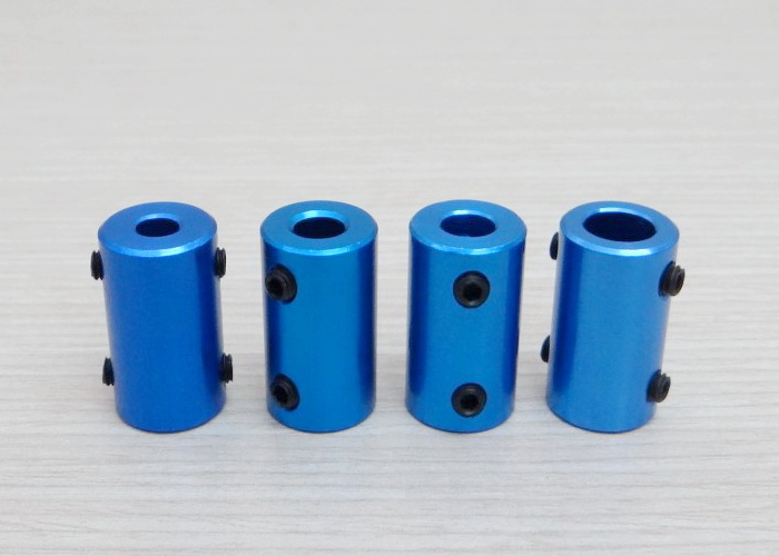 5 x 5 mm Rigid Top Wire Coupling D14 L25 mm (สีน้ำเงิน)