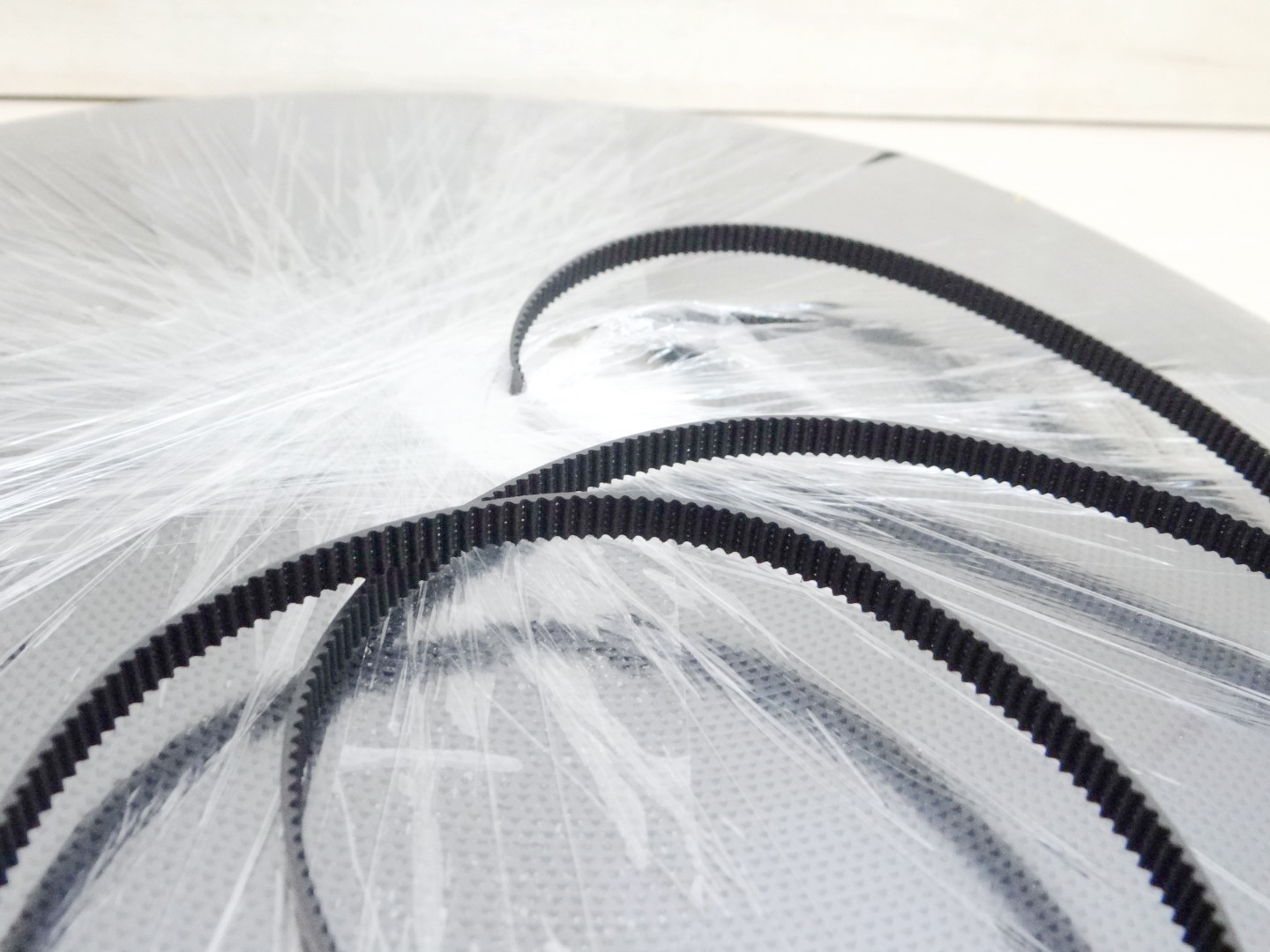 2GT-5mm PU Timing Belt Steel Core สีดำ (สานแถบเส้นเหล็กในสายพาน ราคา/1เมตร)