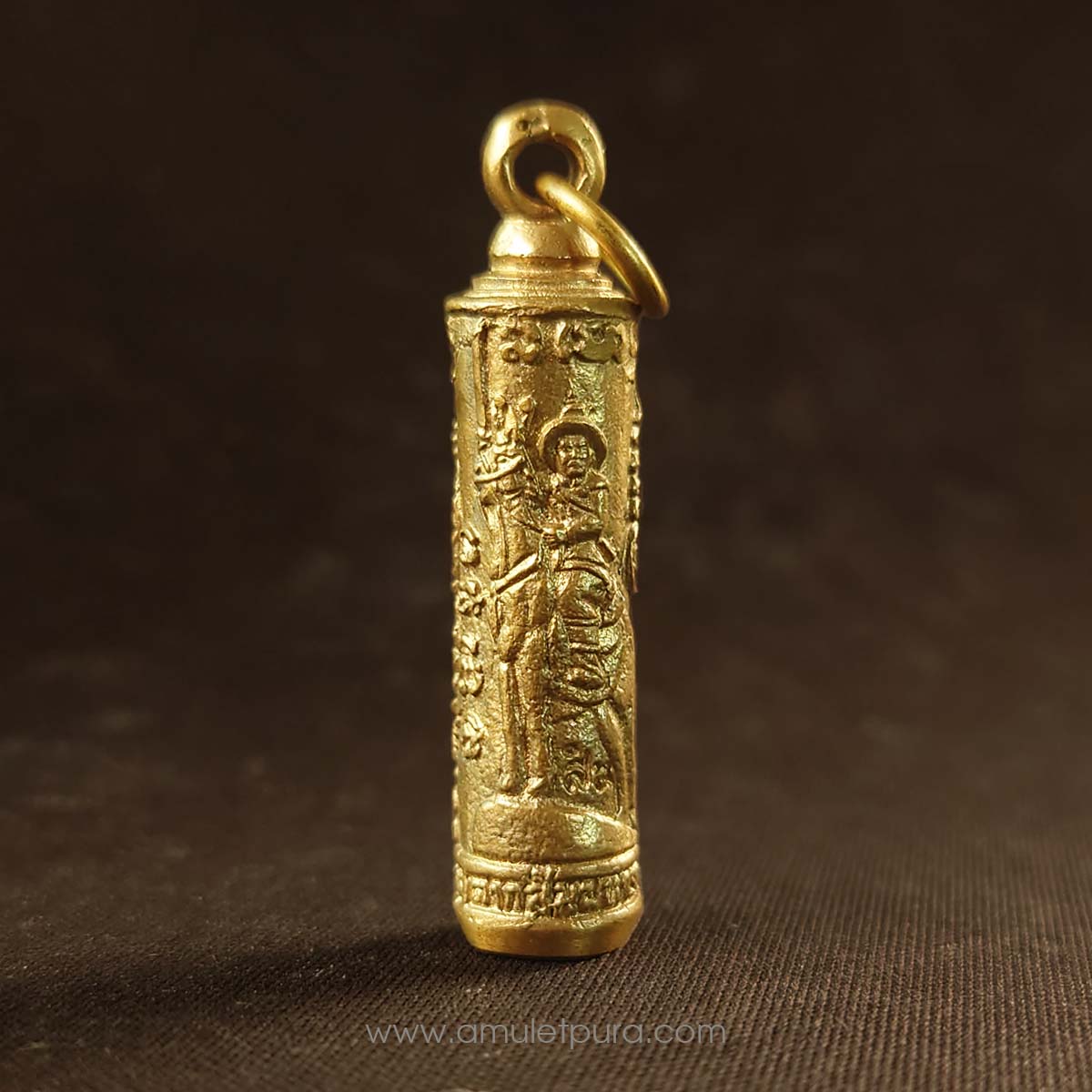 ตะกรุดกริ่งตากสินมหาราช (เนื้อฝาบาตร) รุ่นรวยเงินล้าน ปี53 วัดนาคกลาง กรุงเทพฯ (อุดกริ่ง)