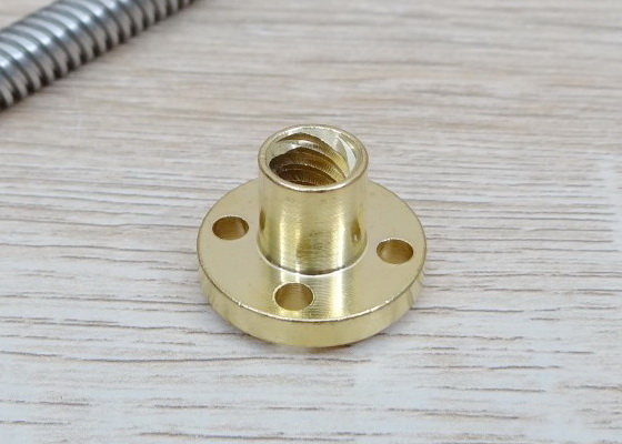 T8 Copper Nut Dia 8mm (Lead 12mm)