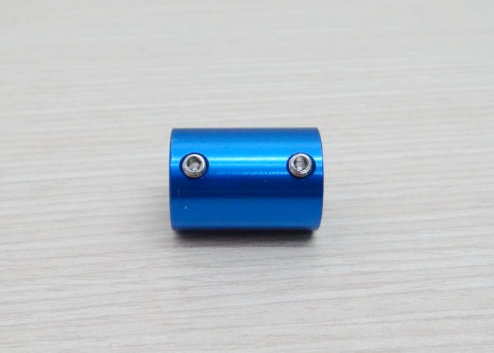 10 x 10 mm Rigid Top Wire Coupling D18 L25 mm (สีน้ำเงิน)