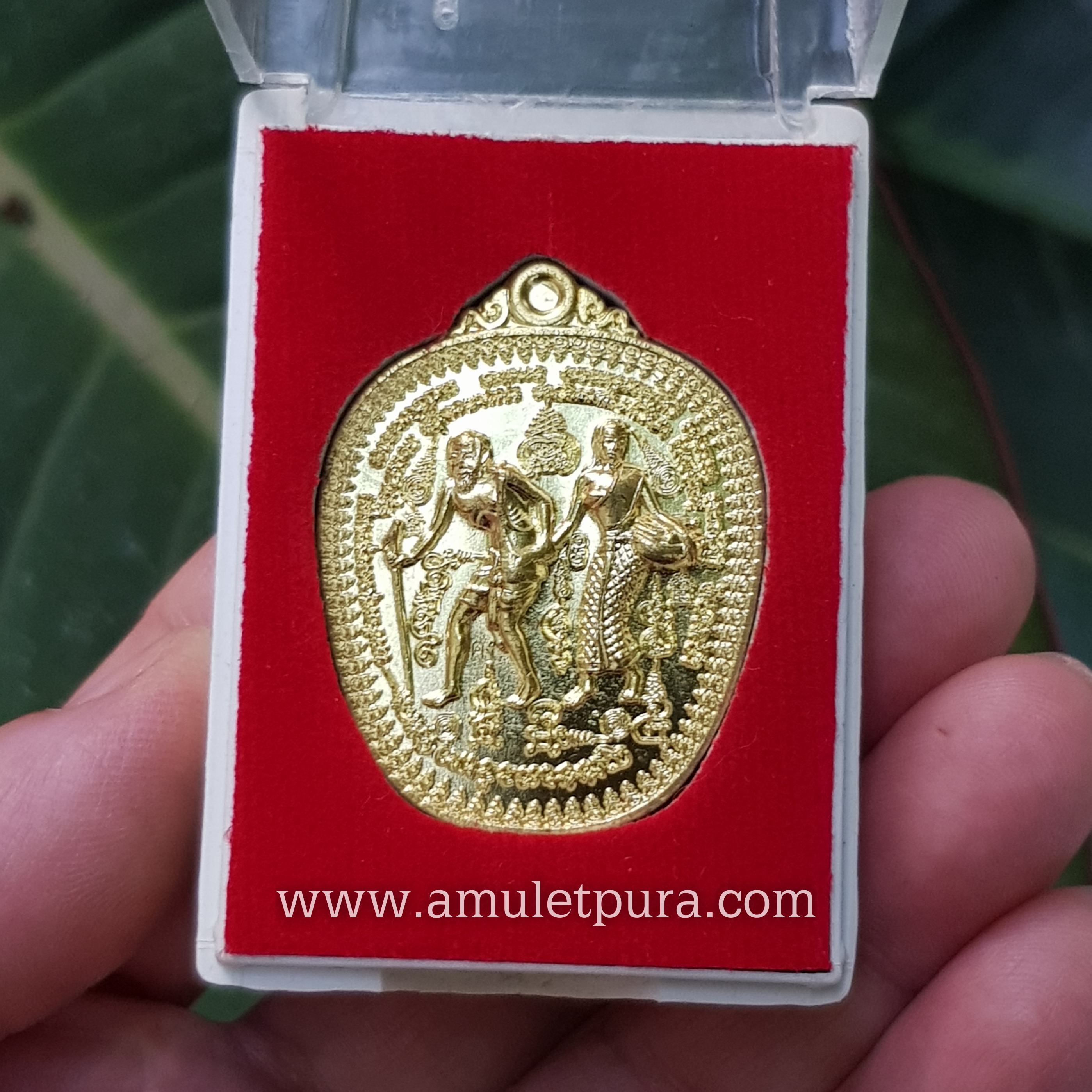 ชูชกจูงนาง(ฝาบาตร)รุ่นเศรษฐีโภคทรัพย์ ปี56 หลวงพ่อสัญญา วัดกลางบางแก้ว จ.นครปฐม(มีโค๊ด หมายเลข ๑๙๙)