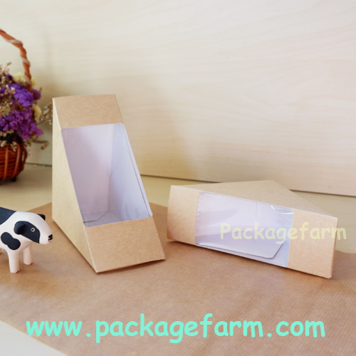 กล่องแซนด์วิชกระดาษคราฟท์