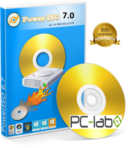 PowerISO 7.6 Power ISO Windows 32/64 Full Software + KEY 1PC ของแท้