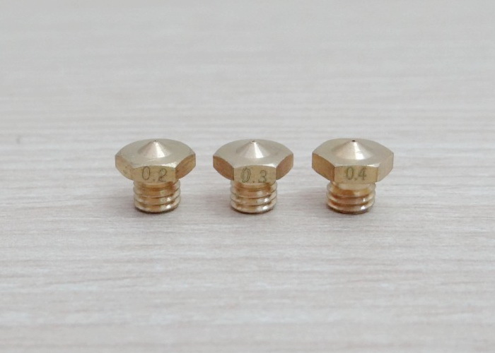 0.3mm Brass Nozzle Thread Length 5mm For 1.75mm filament