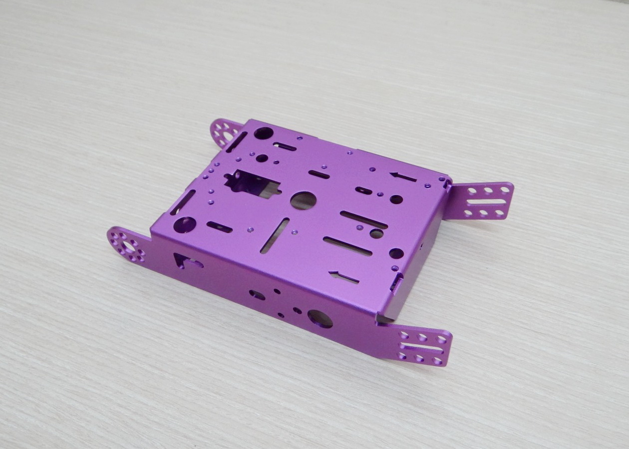 Aluminum Robot Chasis DIY (Purple)