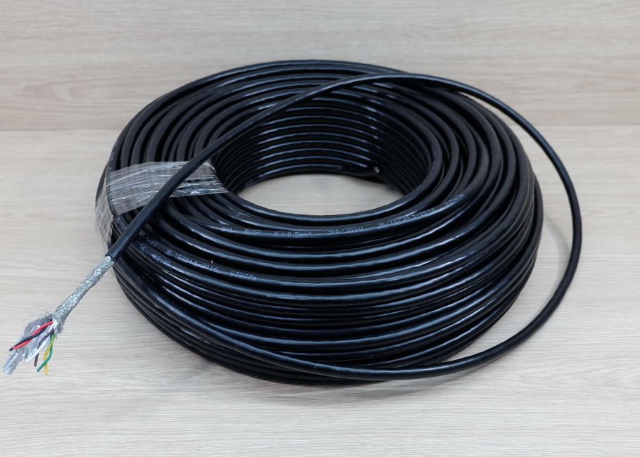 6 core X 0.5 mm² Shielded Wire RVSP Signal Line Shielded Twisted Pair (1m)