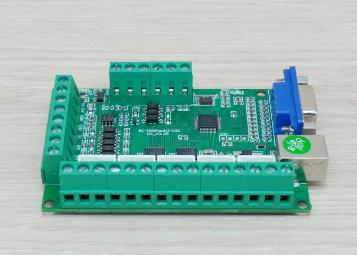 5-Axis USB V3.25 CNC Breakout Board 100KHz for MACH3 + สาย USB-1.35M