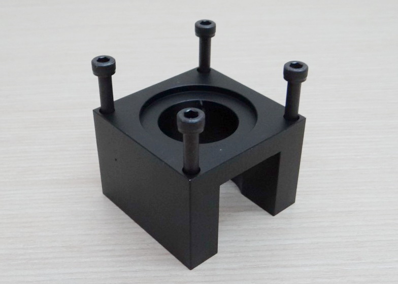 Nema23 (Black) Aluminium Base Mounting Stepper Motor Bracket + Screw