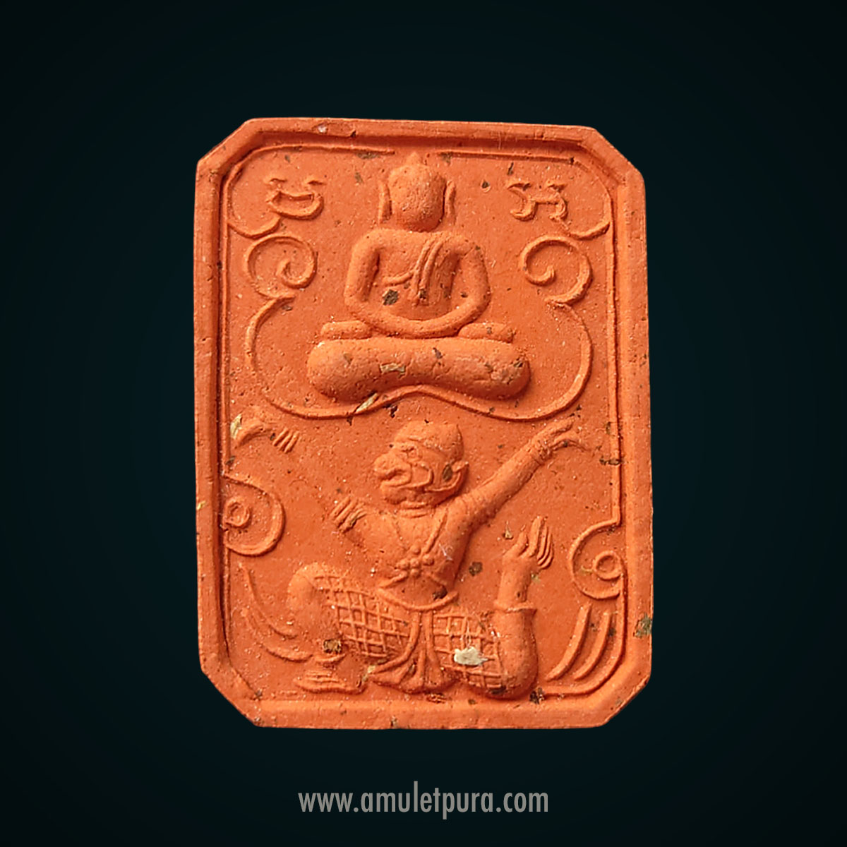 พระสมเด็จขี่หนุมาน หลังยันต์เกราะเพชร หลวงพ่อเณร วัดทุ่งเศรษฐี กรุงเทพฯ