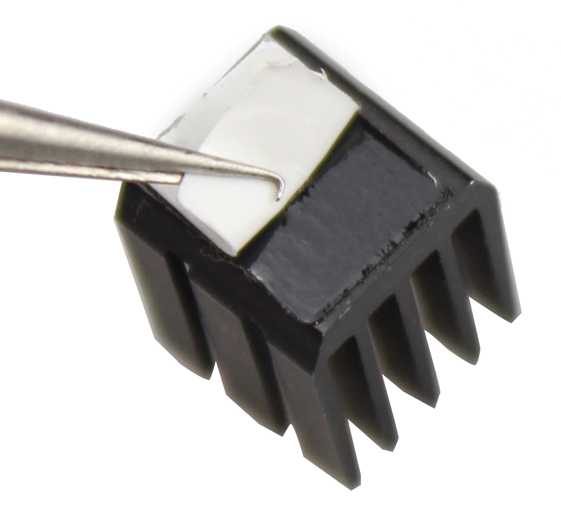 Black Aluminum Heat Sink 9x9x12mm