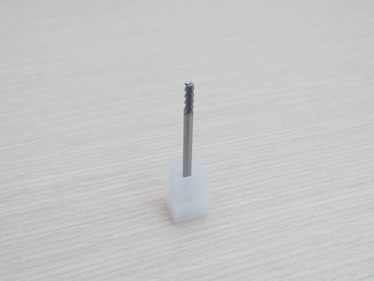 3-Flute Carbide Drill 3x3x9mm 50L HRC50 Square Flatted End Mill, Shank 3MM