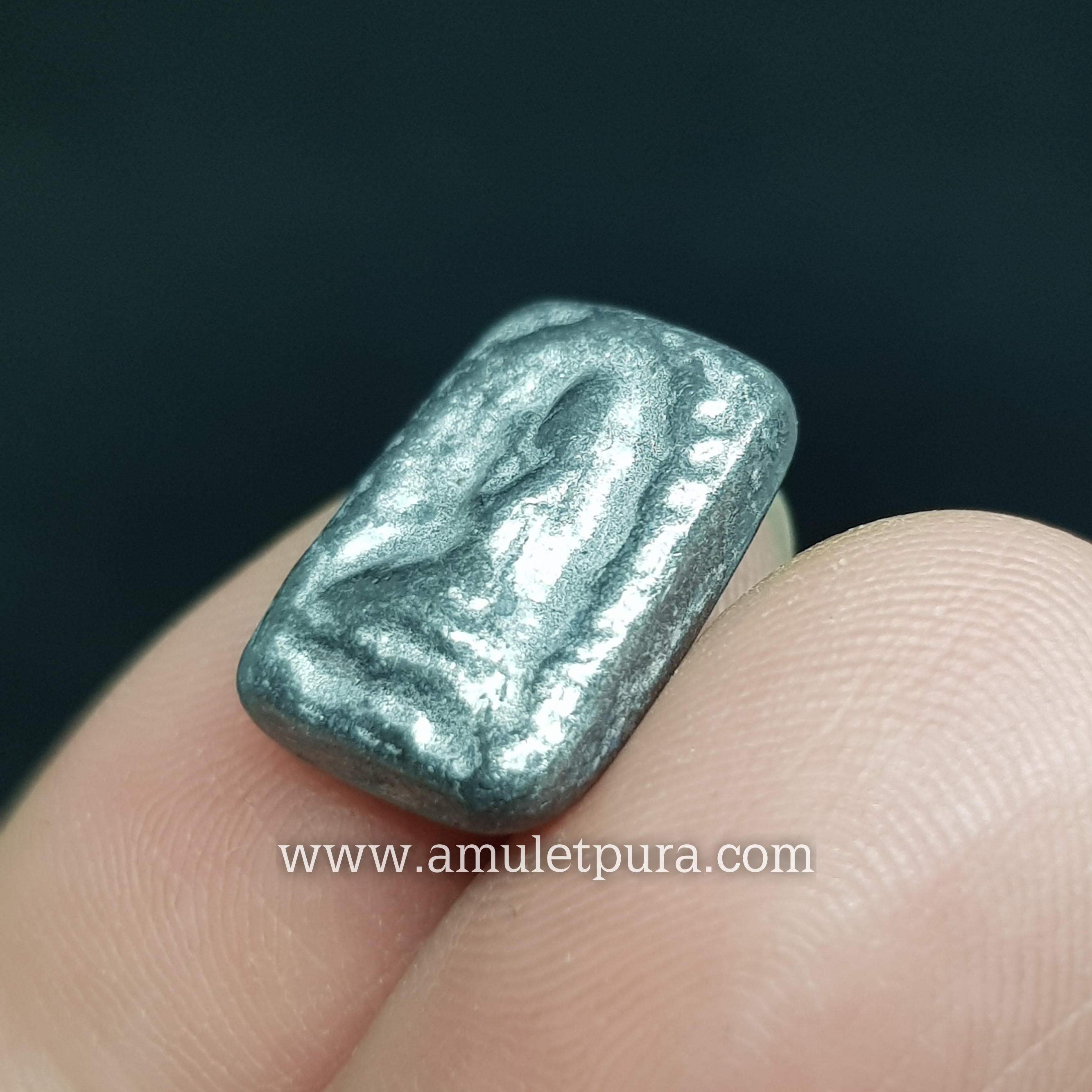 นางกวัก เนื้อชินตะกั่ว ปี2515 หลวงปู่เอี่ยม วัดโคนอน ภาษีเจริญ กรุงเทพฯ (หลังตอกโค้ด)