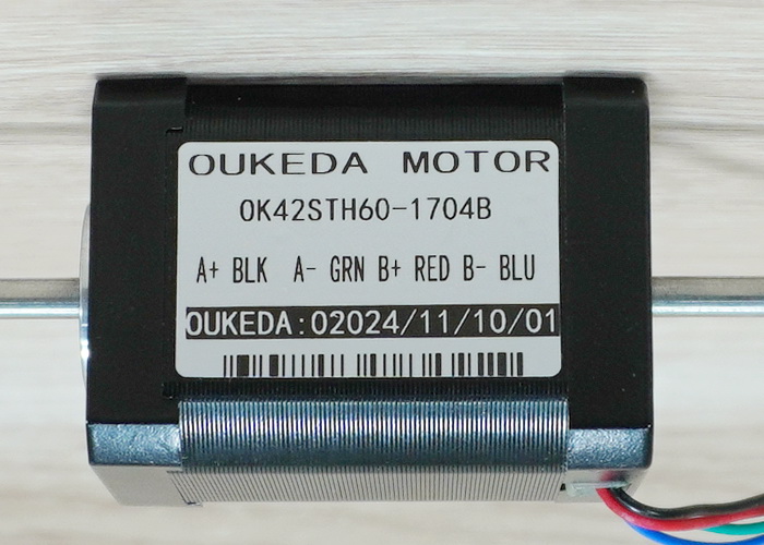 OUKEDA-Dual shaft (NEMA17) Stepper Motor แรงบิด 56 N.cm 1.7A (OK42STH60-1704B)