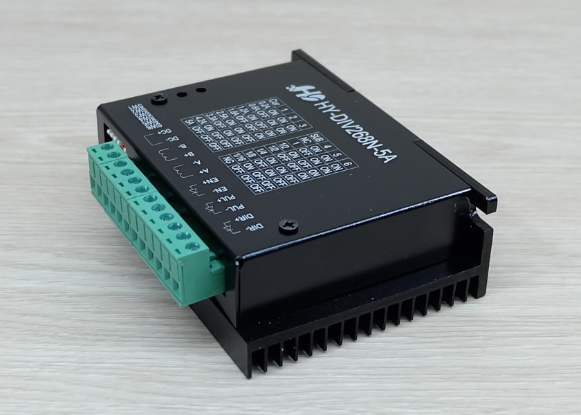 TB6600 (HY-DIV268N-5A) Stepper Motor Driver Peak 5A, 12-48 VDC [Aluminum Cover] 2-Phase