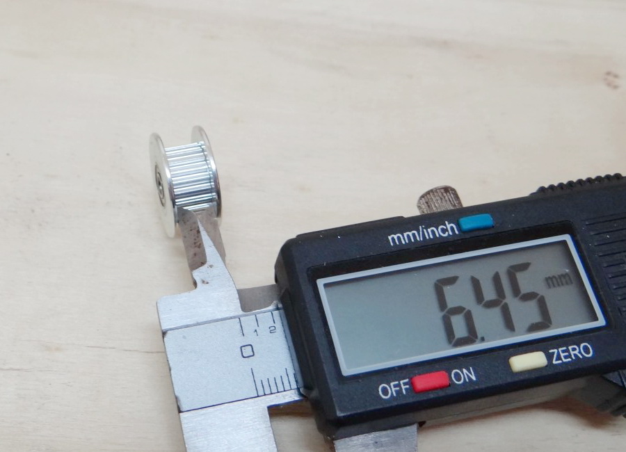 Pulley Wheel แบบ 20 ฟัน 2GT width 6mm belt (Bore 3mm)