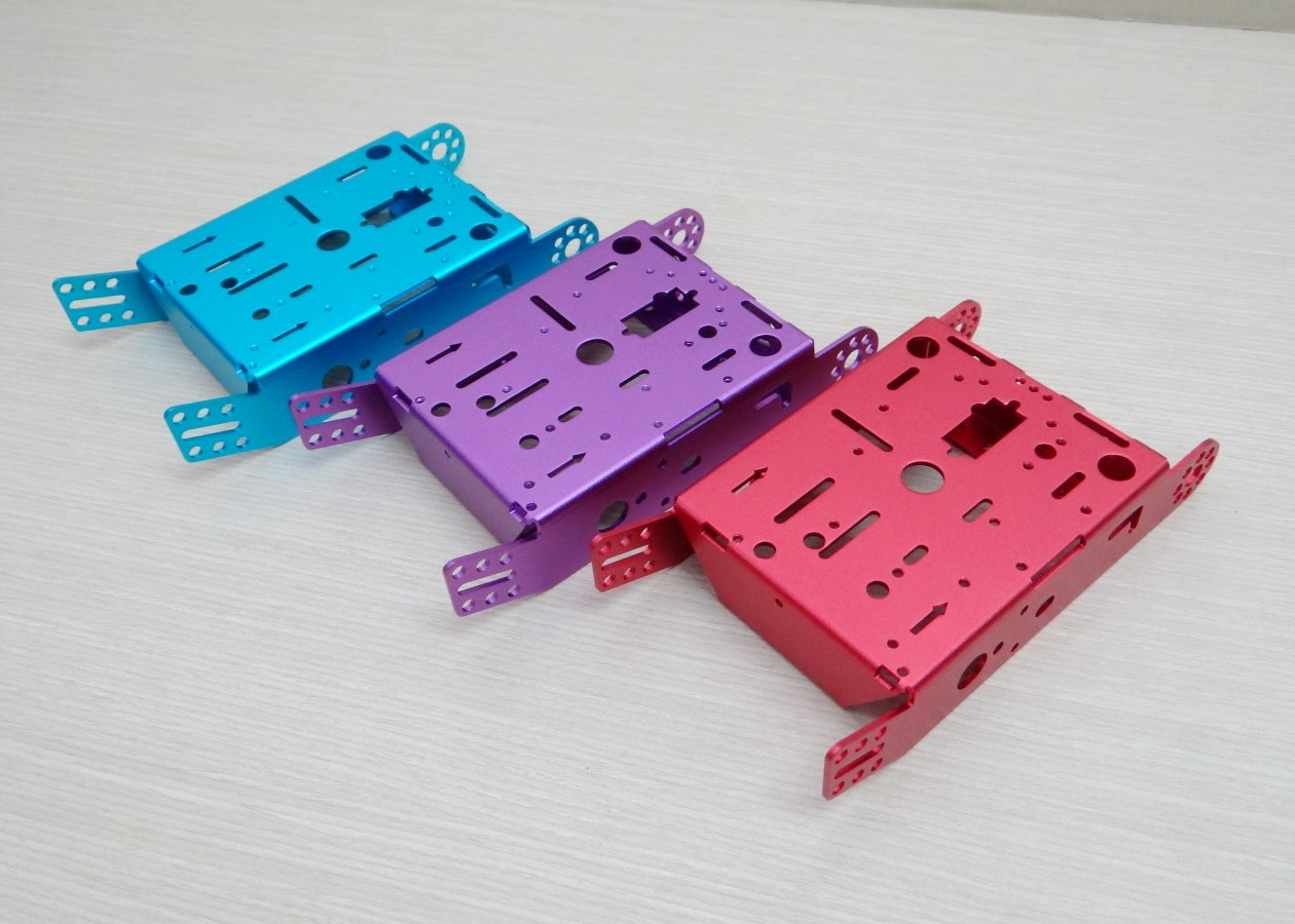 Aluminum Robot Chasis DIY (Purple)