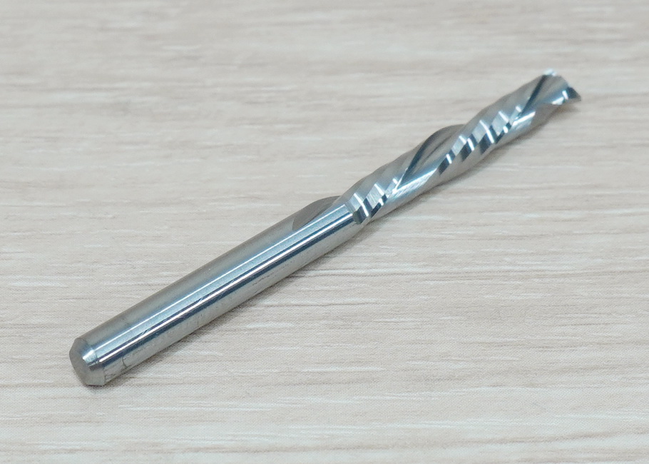 Double-Edged Compound Milling Cutter 4x4x25mm Blade Spiral Carbide เกรด 3A