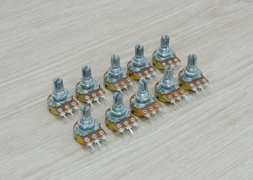 Potentiometer VR 5K ตัวต้านทานปรับค่าได้ (แพ็ค 10 ตัว)