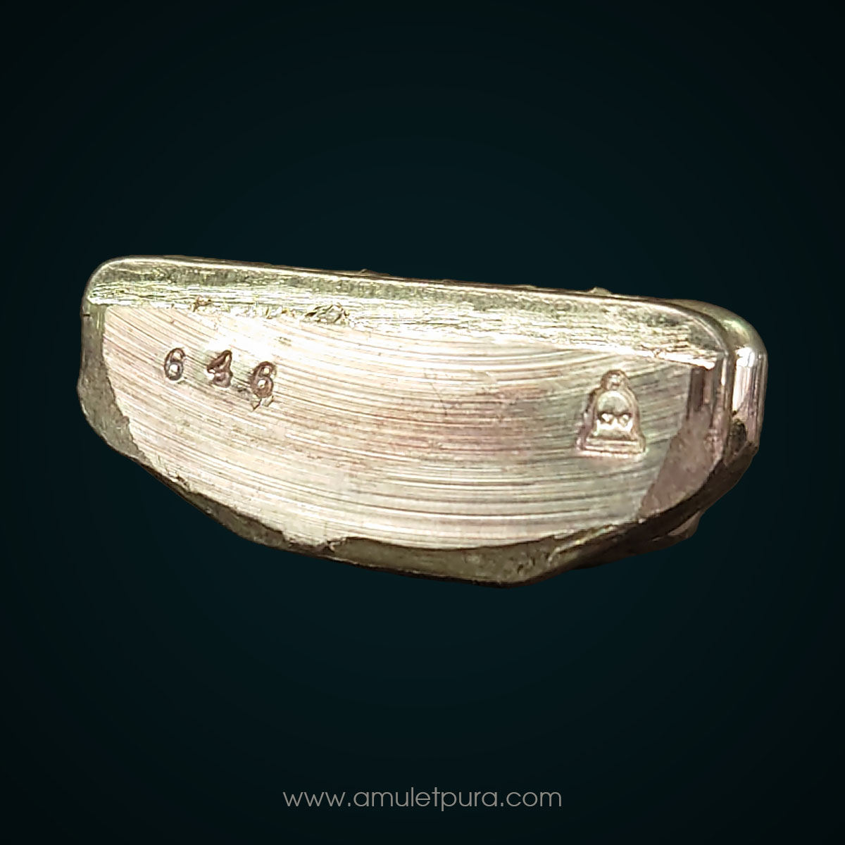 รูปเหมือนปั๊มครูบาอริยชาติ เนื้อเงิน รุ่นสรงน้ำ รุ่นแรก ปี55 ครูบาอริยชาติ วัดแสงแก้วโพธิญาณ จ.เชียงราย (หมายเลข 646)