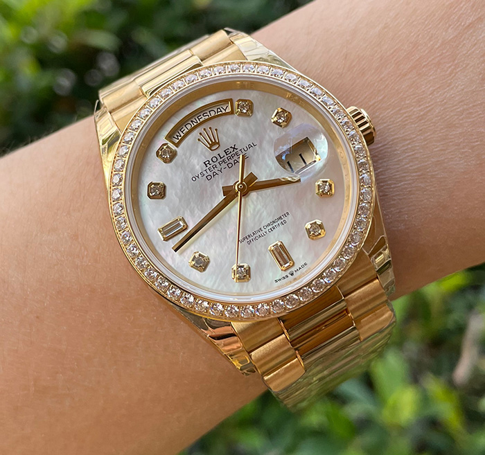 ROLEX DAY-DATE 36 MM. YELLOWGOLD ( EWF )