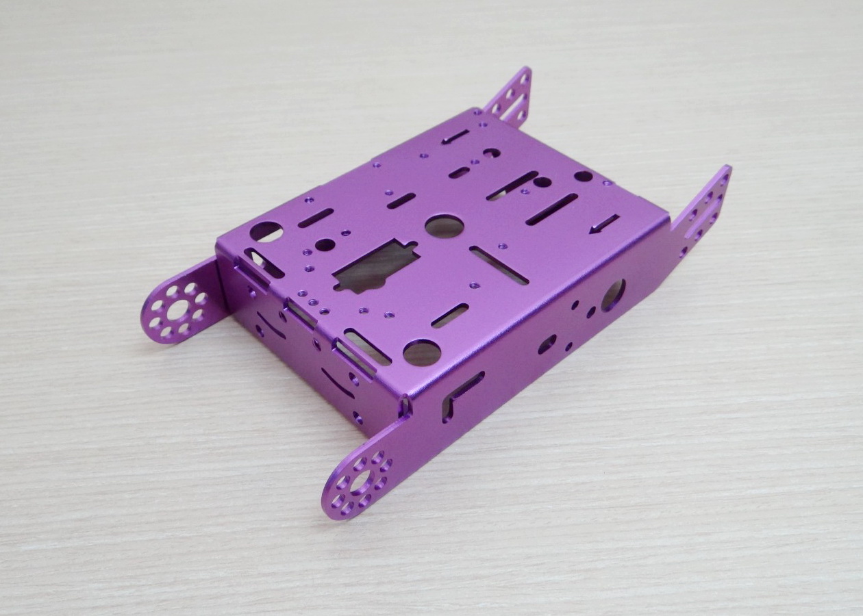 Aluminum Robot Chasis DIY (Purple)