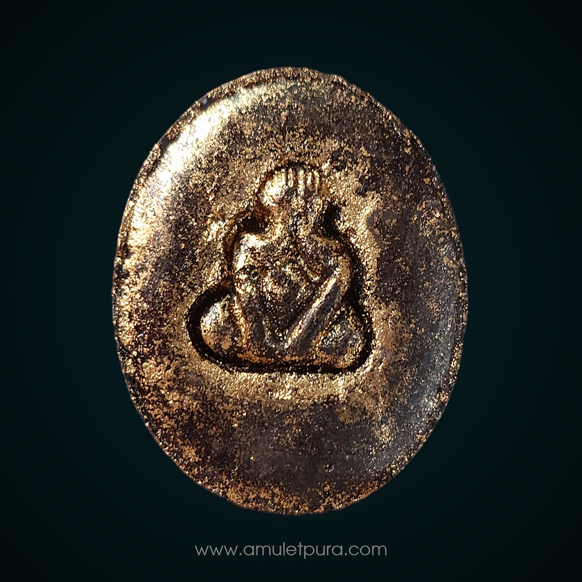 พระผงขี้บุหรี่ หลวงปู่สรวงหลังพระปิดตาเขมร ปี17 หลวงปู่สรวง วัดกันทอม ฝั่งเขมร