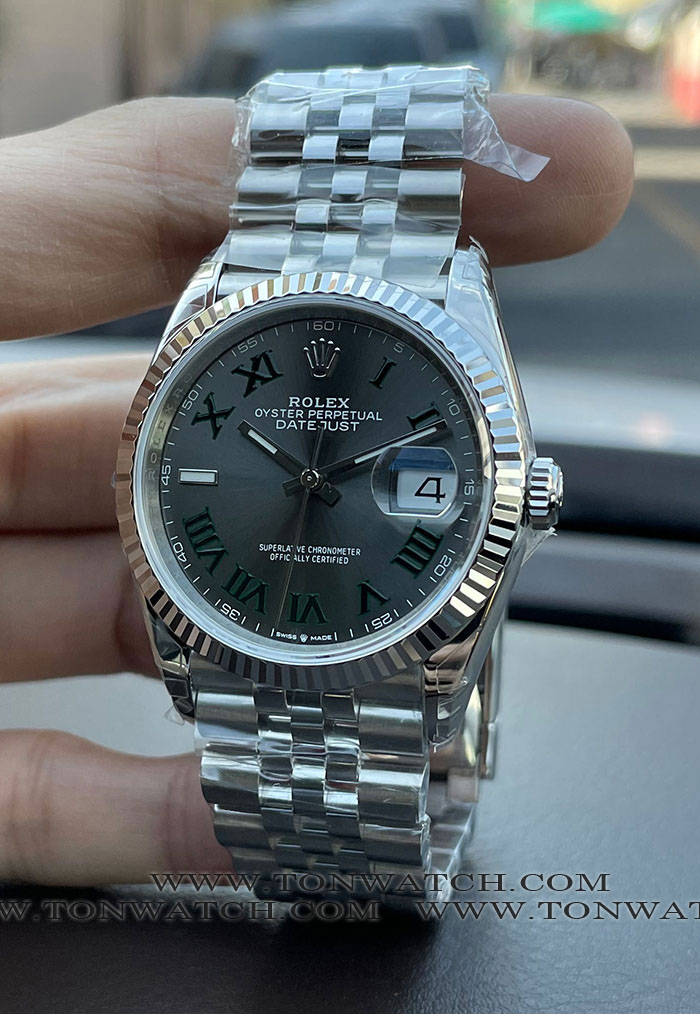 ROLEX DATEJUST 36 Wimbledon (VSF)