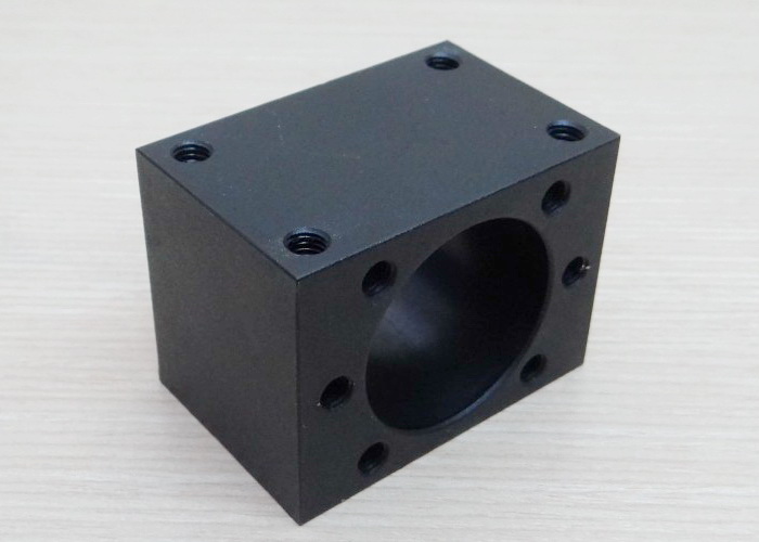 DSG20 Black Housing Aluminium for 20mm Ball Screw Nut (Inner Dia : 36mm) - 40 x 60 x 44 mm