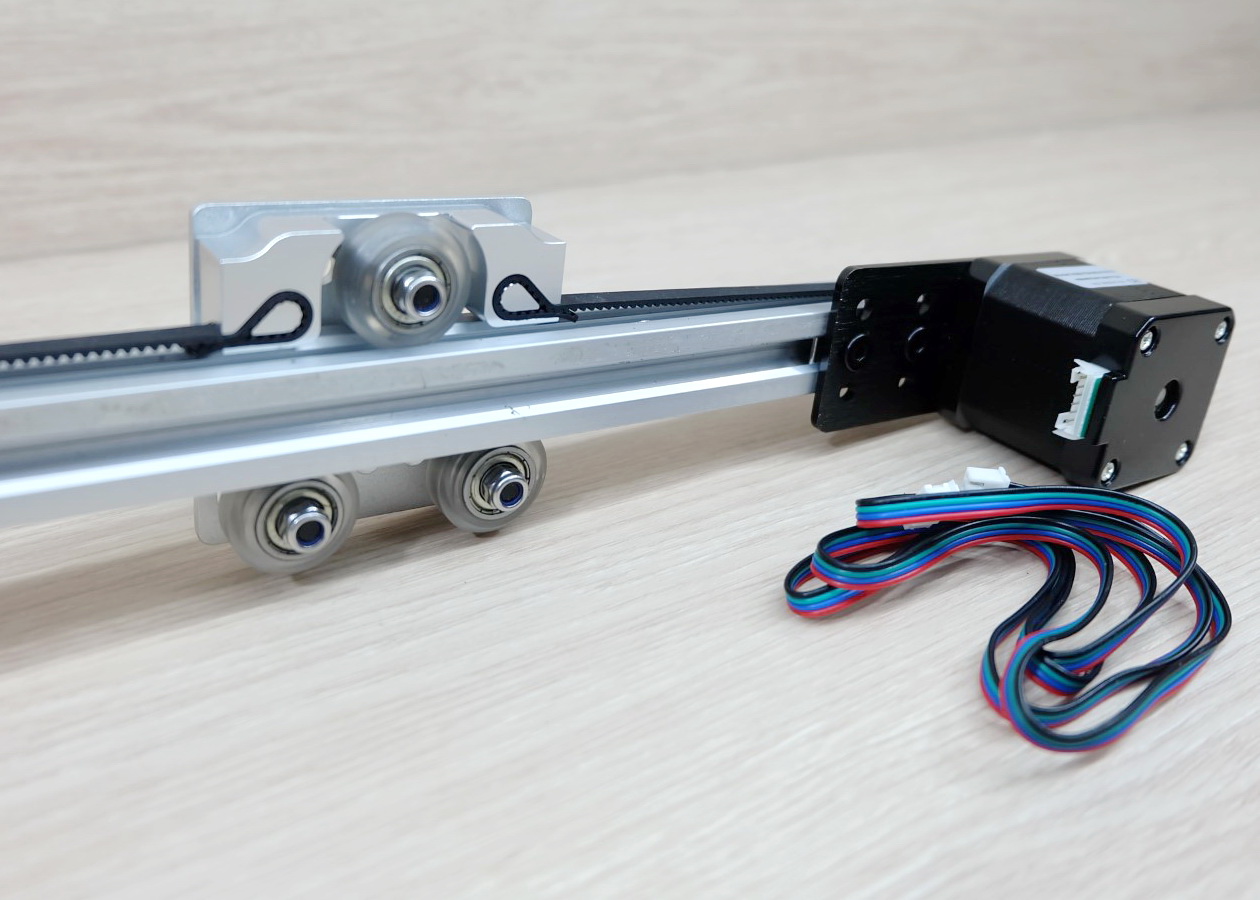V-slot 2020 Linear Actuator Bundle Belt Driven 350mm (ระยะได้งาน 210mm) + NEMA 17