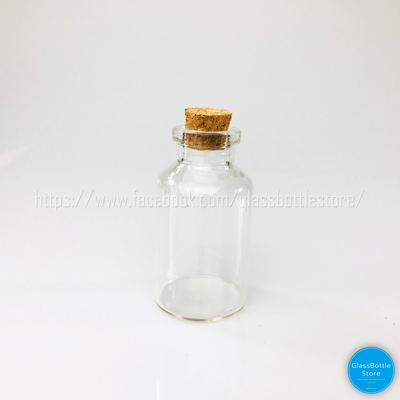 ขวดแก้ว 20cc ฝาก๊อก