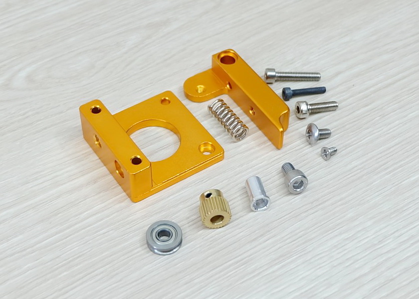 MK8 extruder aluminum block DIY kit for 1.75mm Filament (Right hand)